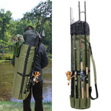 "Bass'n Bill's" 5-Rod Fishing Carrying Bag w/ Loads of Extra Storage
