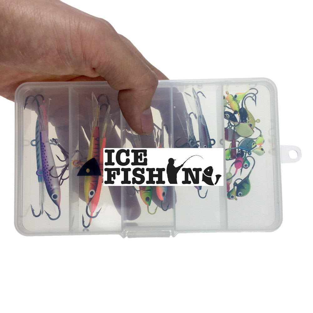 Ice Fishing Super Lures Jig Set - 26 Jigs for one LOW PRICE
