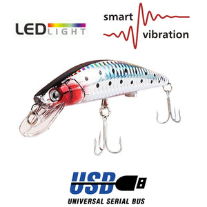 Electronic "Vibrating" LED Flashing Fishing Lure - NEW