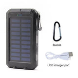 Solar Battery Dual Power-Bank CHARGER for SMARTPHONES - WaterProof w/ Built-in Lights & Compass - Thirsty Buyer - 14
