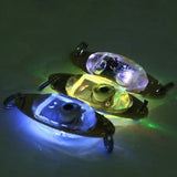 Fishing "Intelligent" LED Flashing Light Reflective Eye Spoons - 5 per pack