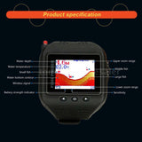 Ice Fishing "Wireless" Color Fish & Depth Finder Wrist Watch - All The Details You Need From Your Wrist!