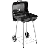 "Mobile" Charcoal BBQ Grill w/ Wheels