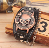 The Skull & Bones Chain Cuff Watch - Thirsty Buyer - 5