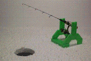 Ice Fishing Auto JIGGER Rod Holder - Ultra Sensitive Auto Jigging (NEW)