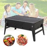 Foldable "Suitcase" Charcoal BBQ Grill