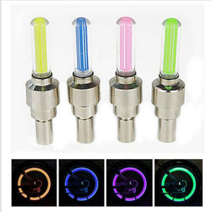 Kids Bicycle NEON LED Tire Valve Light Pair - Awesome - Thirsty Buyer - 1