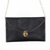 Ladies ENVELOPE Purse Handbag w/ Gold Clutch Chain - Assorted Colors - Thirsty Buyer - 10