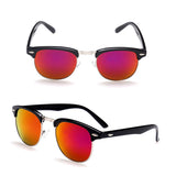 Men's/Women's Half Gold Frame CLUBMASTER Sunglasses - Assorted Colors - Thirsty Buyer - 5