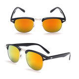 Men's/Women's Half Gold Frame CLUBMASTER Sunglasses - Assorted Colors - Thirsty Buyer - 4