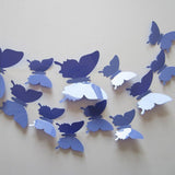 3D Plastic Wall Butterflies Peel & Stick - 12 pieces (Assorted Colors) - Thirsty Buyer - 5