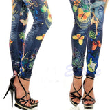 Women's Designer JEAN-DEX Pants - Colorful Club Style -  - 3