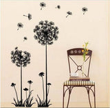 Dandelion Mural Wall Art Vinyl Decals - Thirsty Buyer - 1