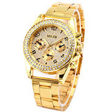 Women's Crystal Gold BLING Quartz Watch -  - 2