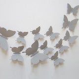 3D Plastic Wall Butterflies Peel & Stick - 12 pieces (Assorted Colors) - Thirsty Buyer - 7