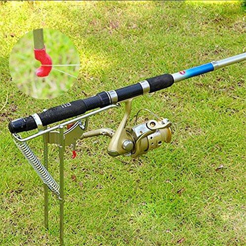 Hook Setter's Double Spring Auto Activated Fishing Rod Bracket