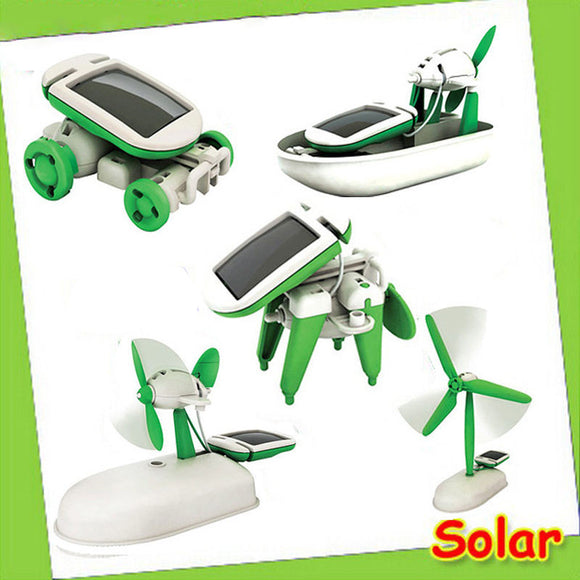 6 in 1 Solar Power Educational Robot Toy - Hot Christmas GIFT -  - 1