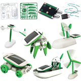 6 in 1 Solar Power Educational Robot Toy - Hot Christmas GIFT -  - 2
