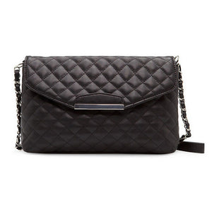 Women's PLAID Black Leather Purse Handbag - Thirsty Buyer - 1