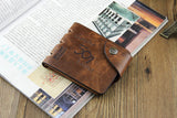 Men's Rustic Brown Leather Bifold Wallet - Thirsty Buyer - 2