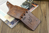 Men's Rustic Brown Leather Bifold Wallet - Thirsty Buyer - 3
