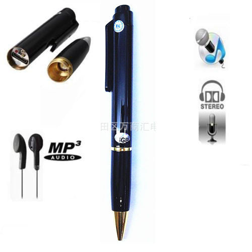 Cool Spy Recorder Pen - 8GB Memory Audio Voice Recorder -  - 1